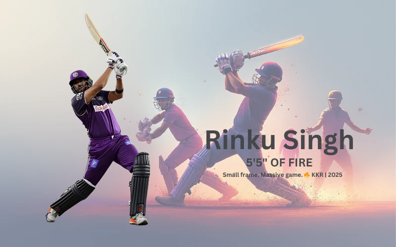 Rinku Singh Height in Feet: 5’5″ & Unstoppable Spirit (2025)
