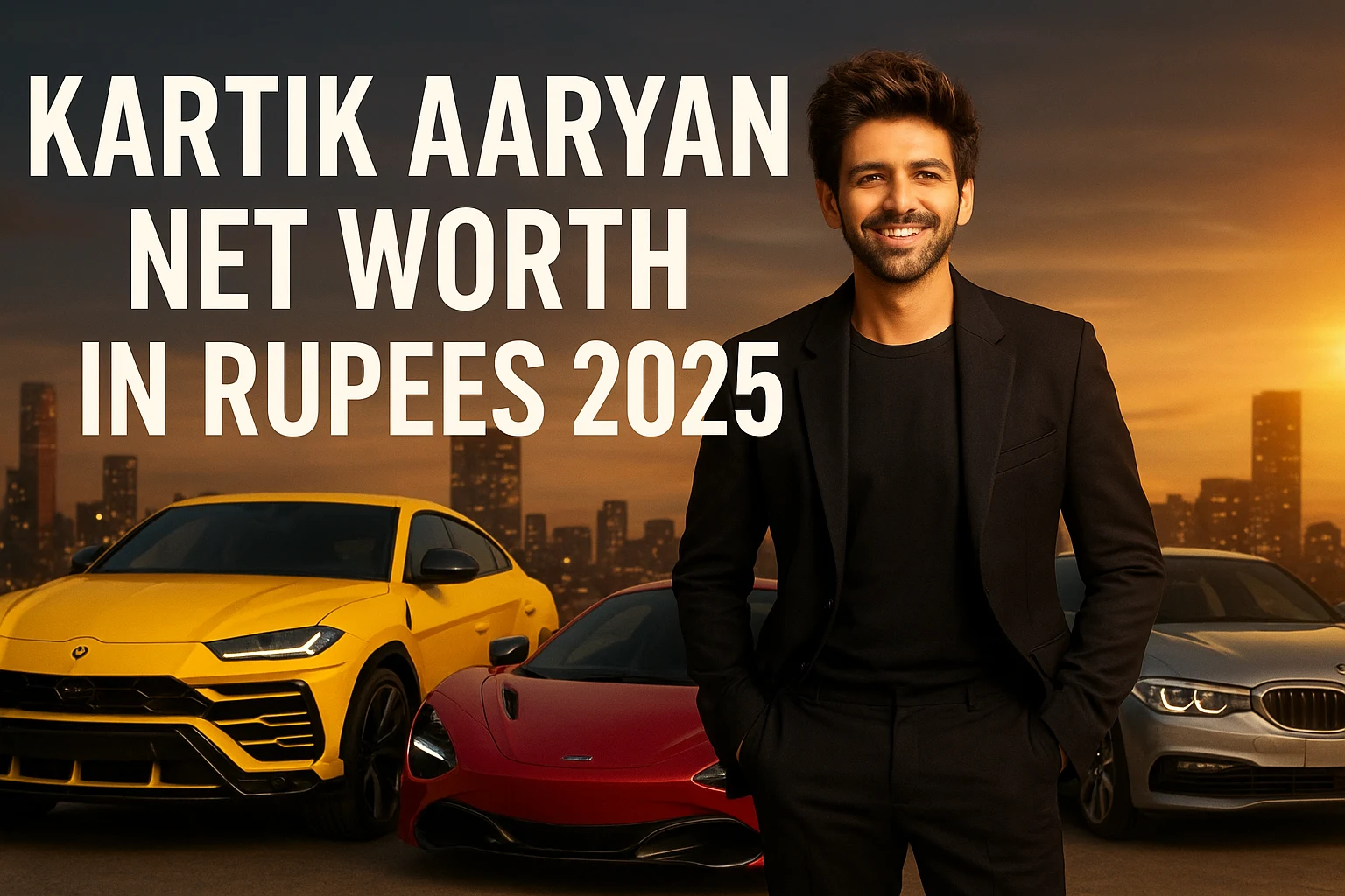 Kartik Aaryan Net Worth in Rupees (2025): From Gwalior to ₹250 Crore Fame